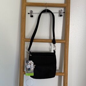 Travelon Black Shoulder Travel Bag